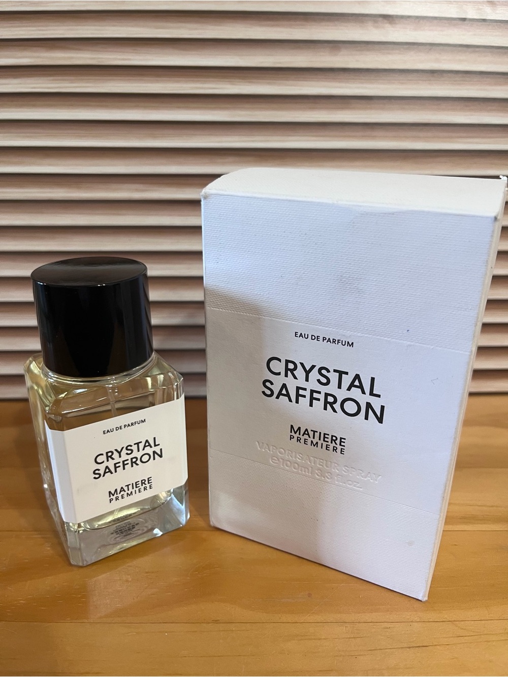 Matiere Premiere Crystal Saffron Eau de Parfum 3.4 oz 100 mL OPEN BOX